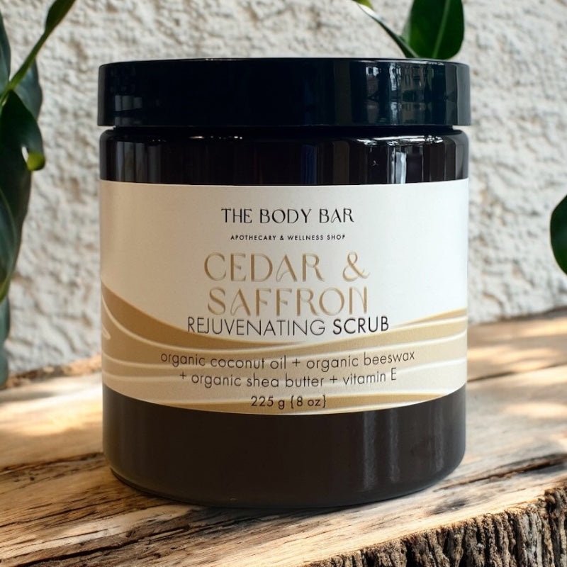 Cedar and Saffron Rejuvenating Scrub