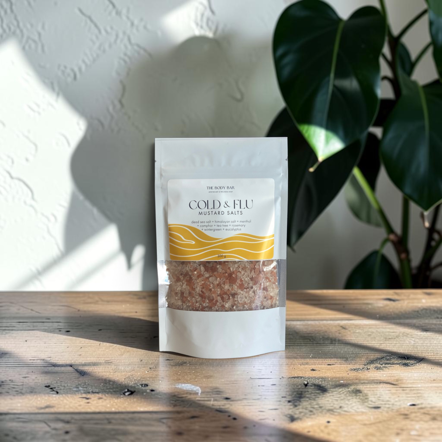 Cold & Flu Mustard Bath Salts